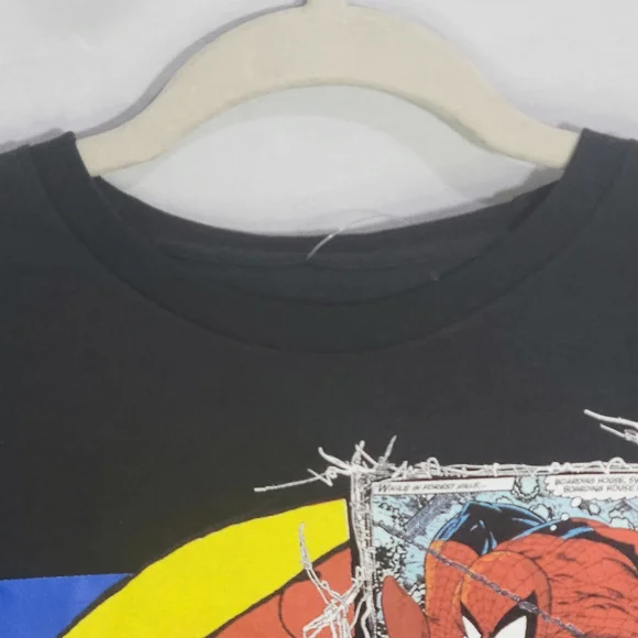 Men's Spiderman Profile Comic Book T-Shirt - Medium Marvel Brand New - Picture 2 of 10